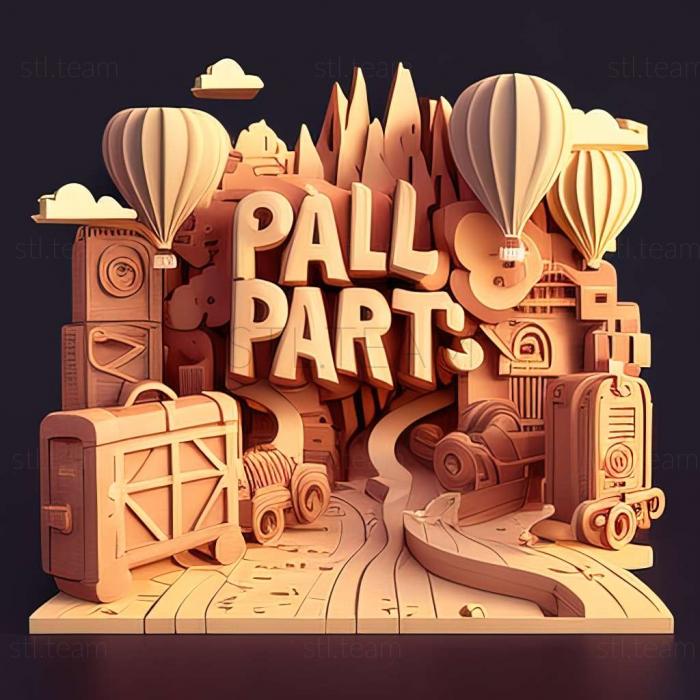 3D модель Pallet Party Panic Masara Town Setting Off on a New Jou ee (STL)